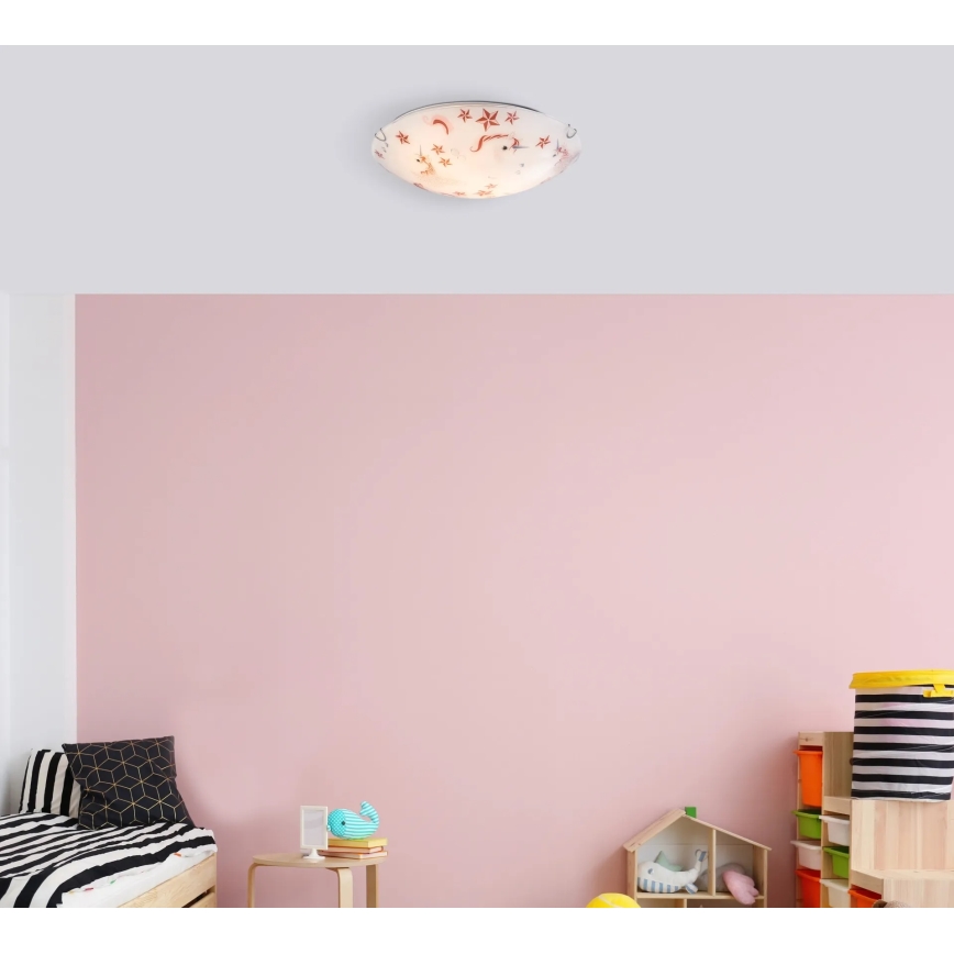 Globo - Plafonieră 2xE27ILLUS/60W/230V, Ø 40 cm