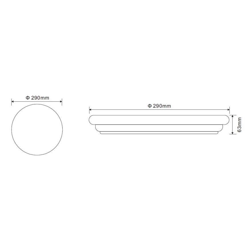 Globo - Plafonieră LED 1xLED/20W/230V