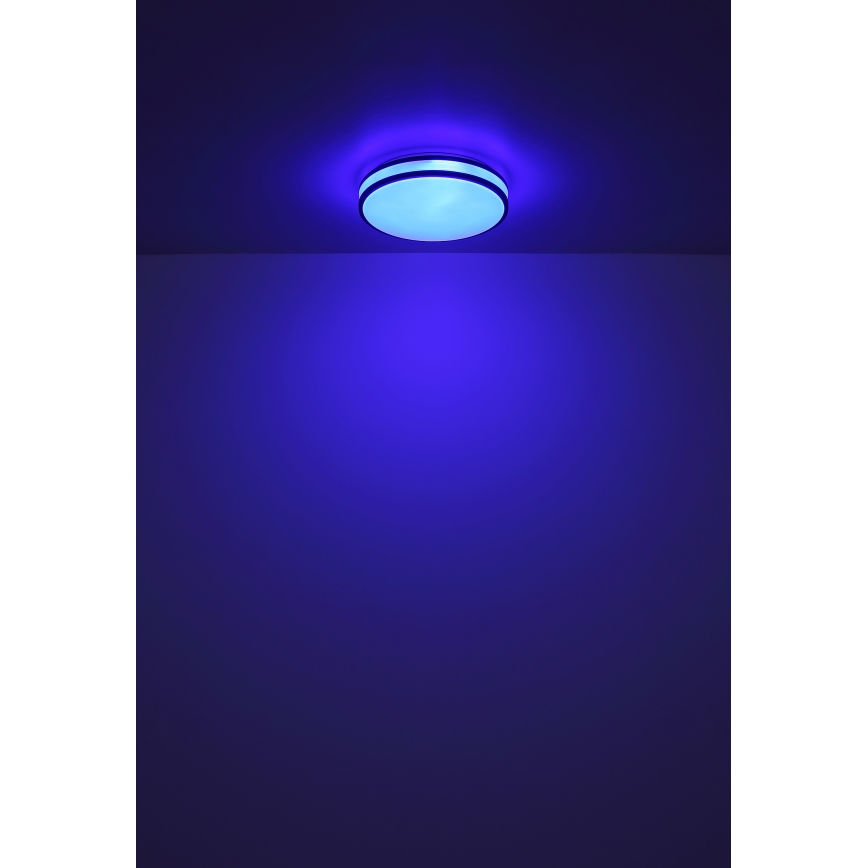 Globo - Plafonier LED RGBW reglabil, LED/18W/230V 2700-6000K + telecomandă