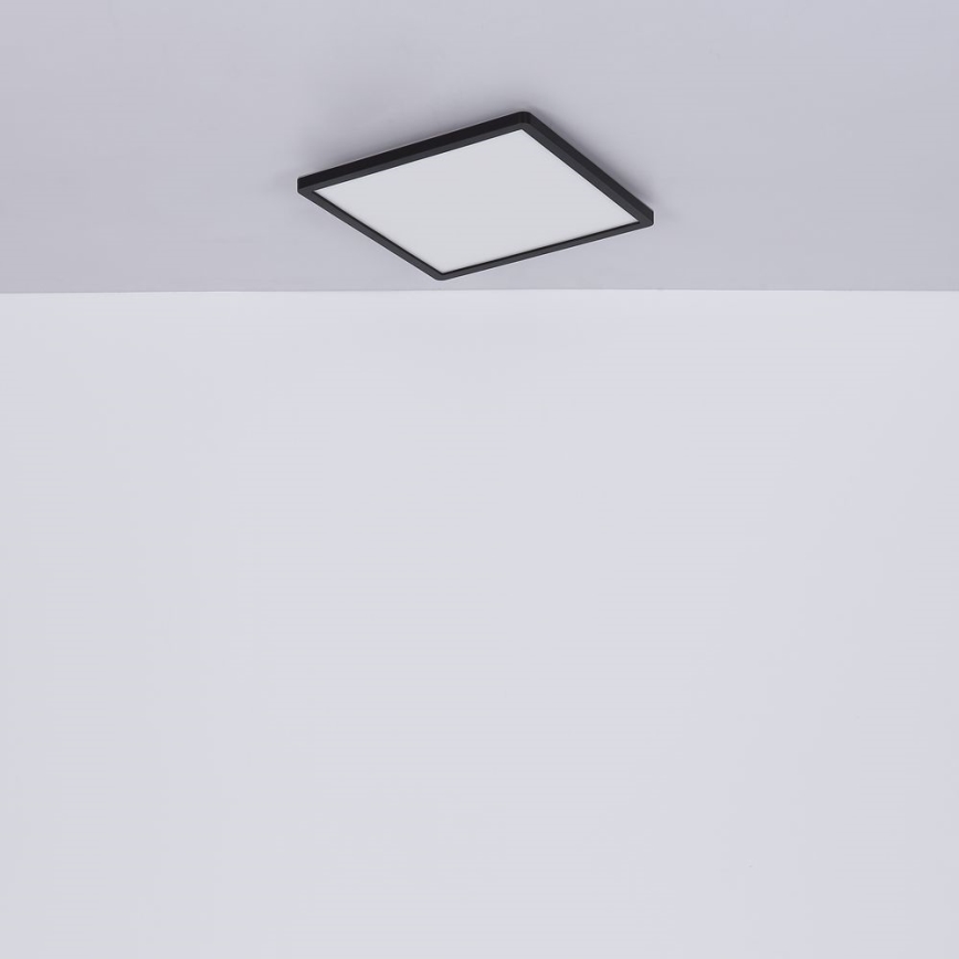 Globo - Plafonier LED reglabil pentru baie LED/24W/230V 42x42 cm IP44 negru