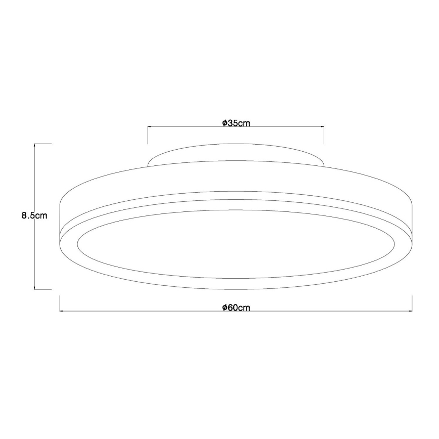 Globo - plafonieră LED dimerizabilă LED/40W/230V 2700-6500K Ø 60 cm + telecomandă