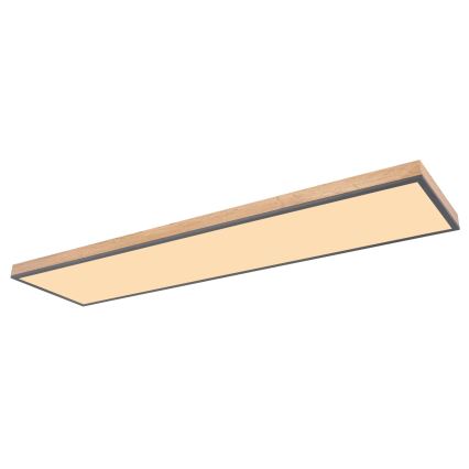 Globo - Plafonieră LED dimabilă LED/36W/230V 2700-6500K maro/gri + telecomandă
