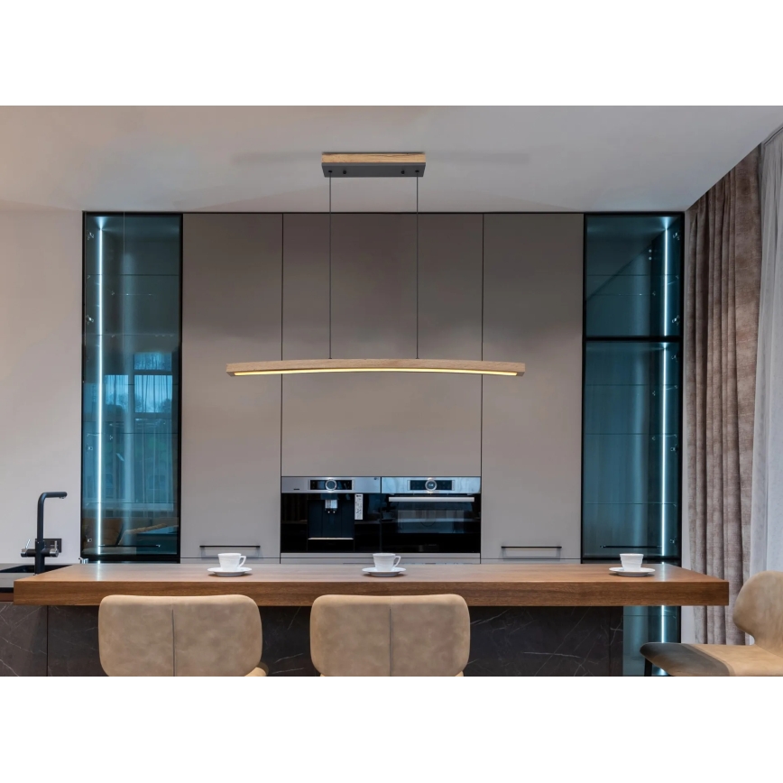 Globo - Lampă suspendată LED dimabilă, cu control tactil, pe cablu LED/18W/230V 3000K