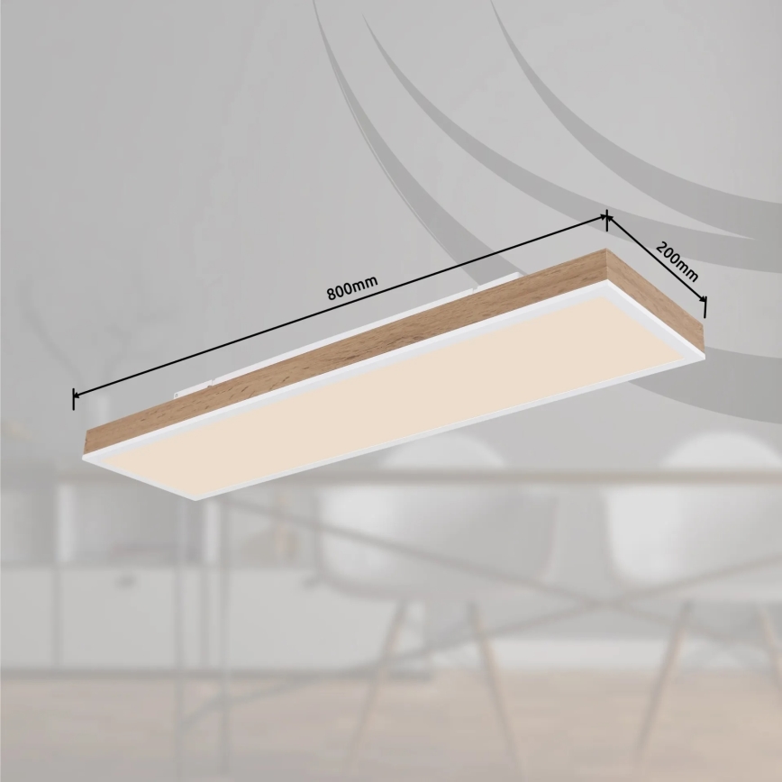 Globo - Lampă LED dimabilă de tavan LED/24W/230V 2700-6500K 20x80 cm + telecomandă