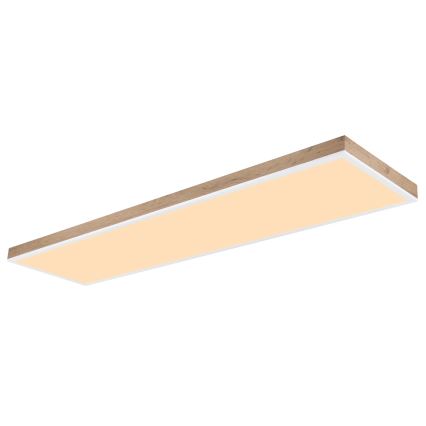 Globo - Plafonieră LED dimabilă 36W/230V 2700-6500K maro/alb + telecomandă