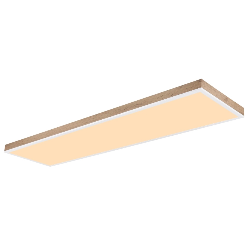 Globo - Plafonieră LED dimabilă 36W/230V 2700-6500K maro/alb + telecomandă
