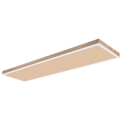 Globo - Plafonieră LED dimabilă 36W/230V 2700-6500K maro/alb + telecomandă