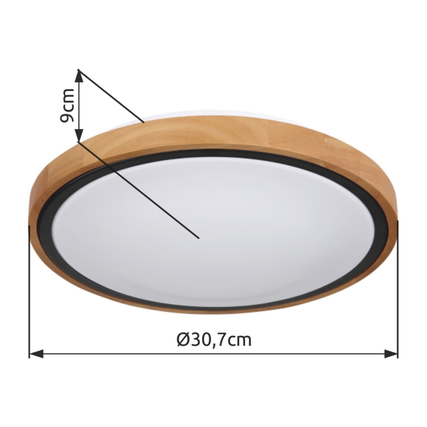 Globo - Plafonier LED LED/12W/230V 307 mm 3000/4500/6000K