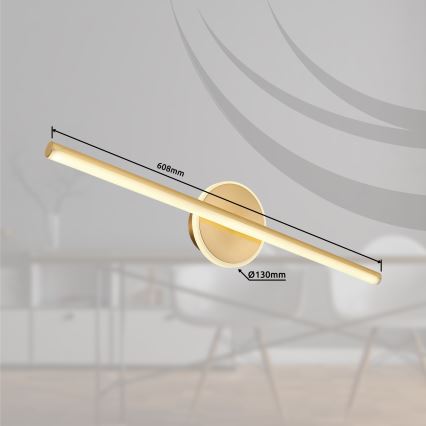 Globo - Iluminat LED pentru oglindă baie LED/10W/230V 60,8 cm IP44 auriu