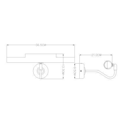 Globo - Corp de iluminat perete 2xE14/40W/230V