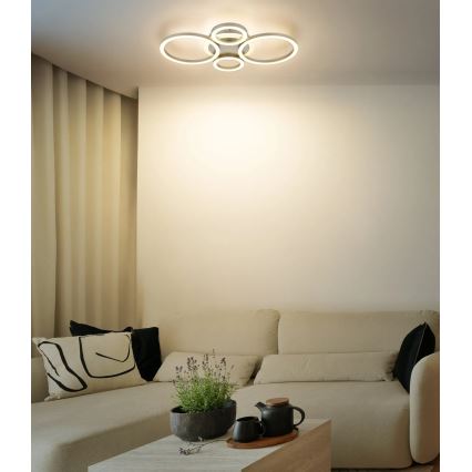 Globo - Plafonieră LED/40W/230V 2700/4500/6500K Ø 35,5x53 cm alamă