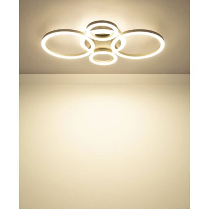 Globo - Plafonieră LED/40W/230V 2700/4500/6500K Ø 35,5x53 cm alamă