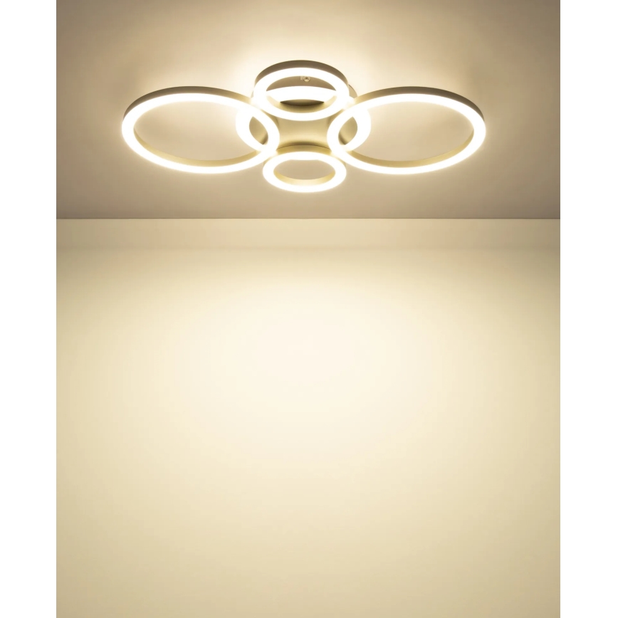 Globo - Plafonieră LED/40W/230V 2700/4500/6500K Ø 35,5x53 cm alamă