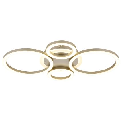 Globo - Plafonieră LED/40W/230V 2700/4500/6500K Ø 35,5x53 cm alamă