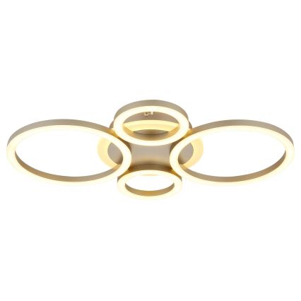 Globo - Plafonieră LED/40W/230V 2700/4500/6500K Ø 35,5x53 cm alamă