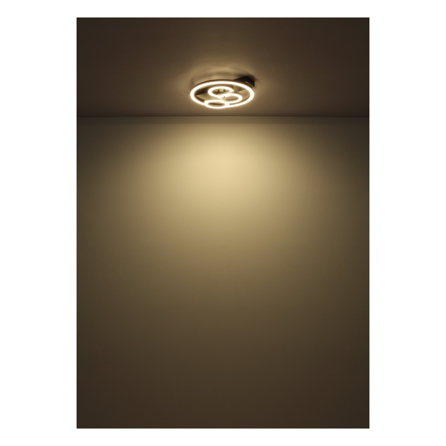 Globo - Plafonieră LED dimabilă, 40 W, 230 V, 2700-6500 K, Ø 35 x 33 cm, cu telecomandă