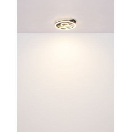 Globo - Plafonieră LED dimabilă, 40 W, 230 V, 2700-6500 K, Ø 35 x 33 cm, cu telecomandă