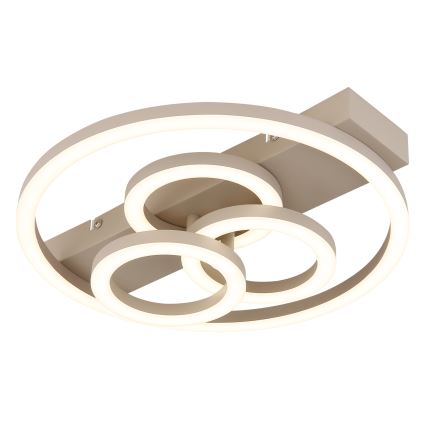 Globo - Plafonieră LED cu funcție de dimare LED/40W/230V 2700-6500K Ø 35x33 cm bej + telecomandă