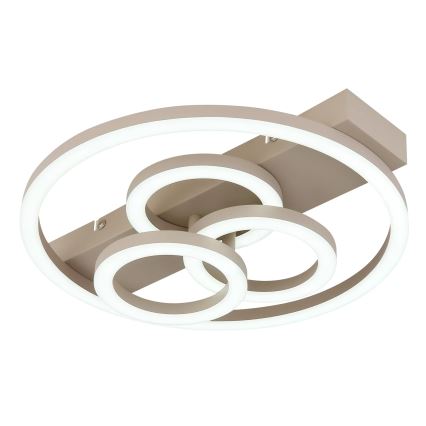 Globo - Plafonieră LED cu funcție de dimare LED/40W/230V 2700-6500K Ø 35x33 cm bej + telecomandă