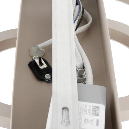 Globo - Plafonieră LED cu funcție de dimare LED/40W/230V 2700-6500K Ø 35x33 cm bej + telecomandă