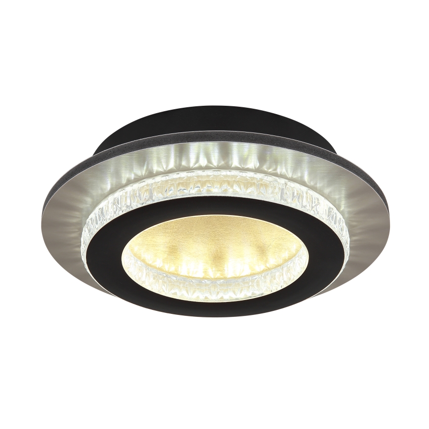 Globo – Plafonieră LED, 12 W, 230 V, 3000/4000/6500 K, Ø 20 cm, neagră