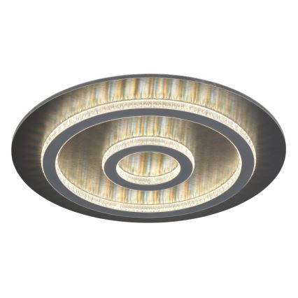 Globo - Plafonieră LED dimabilă 40W/230V 3000-6500K Ø 45 cm antracit + telecomandă