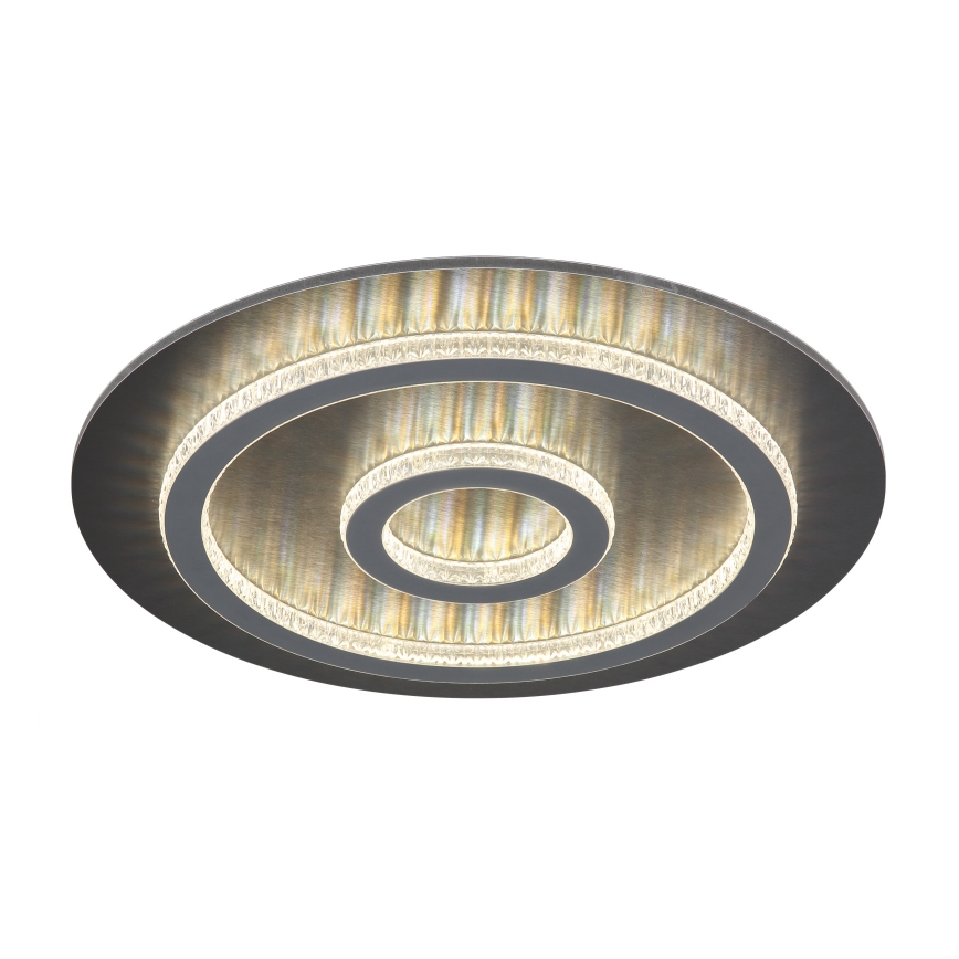 Globo - Plafonieră LED dimabilă 40W/230V 3000-6500K Ø 45 cm antracit + telecomandă