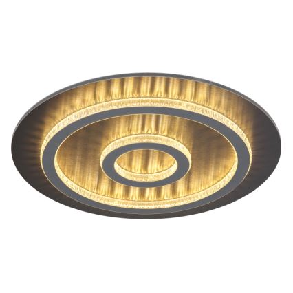 Globo - Plafonieră LED dimabilă 40W/230V 3000-6500K Ø 45 cm antracit + telecomandă