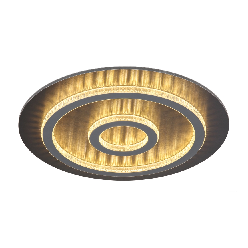 Globo - Plafonieră LED dimabilă 40W/230V 3000-6500K Ø 45 cm antracit + telecomandă