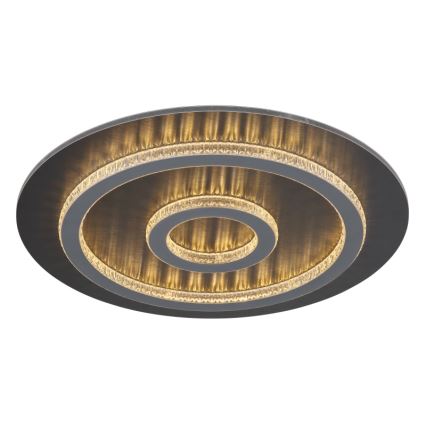 Globo - Plafonieră LED dimabilă 40W/230V 3000-6500K Ø 45 cm antracit + telecomandă