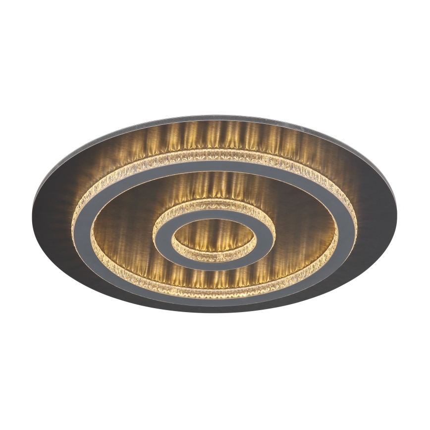 Globo - Plafonieră LED dimabilă 40W/230V 3000-6500K Ø 45 cm antracit + telecomandă