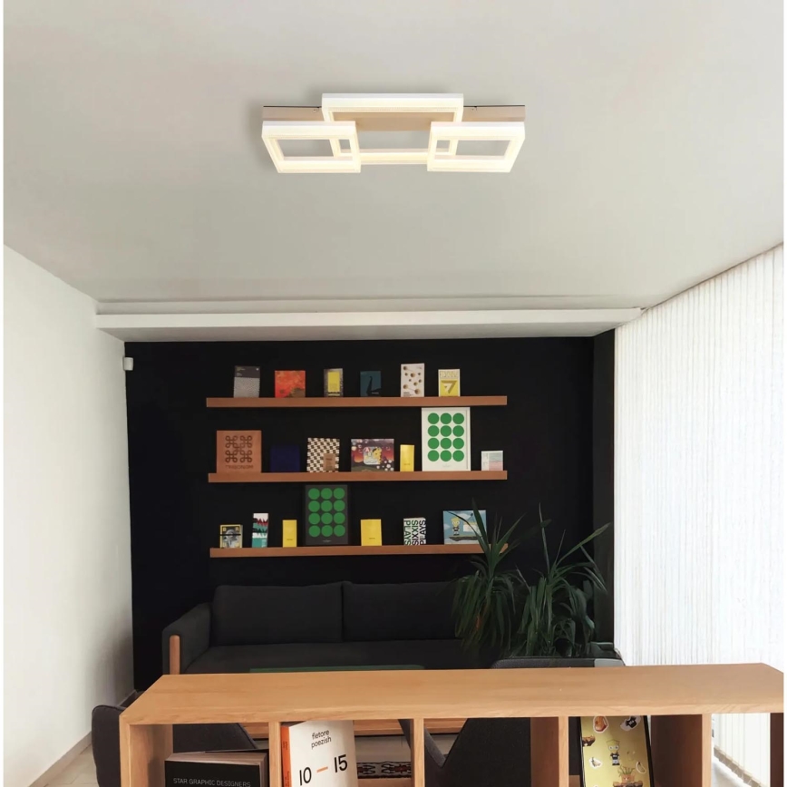 Globo - Plafonieră LED 40 W, 230 V, 3000 K, 33 x 66 cm