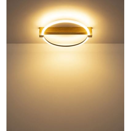 Globo - Plafonieră LED 15W/230V, 3000K, 41,4x38 cm, bej