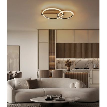 Globo - Lampă de tavan LED/24W/230V 3000K 58x38 cm bej