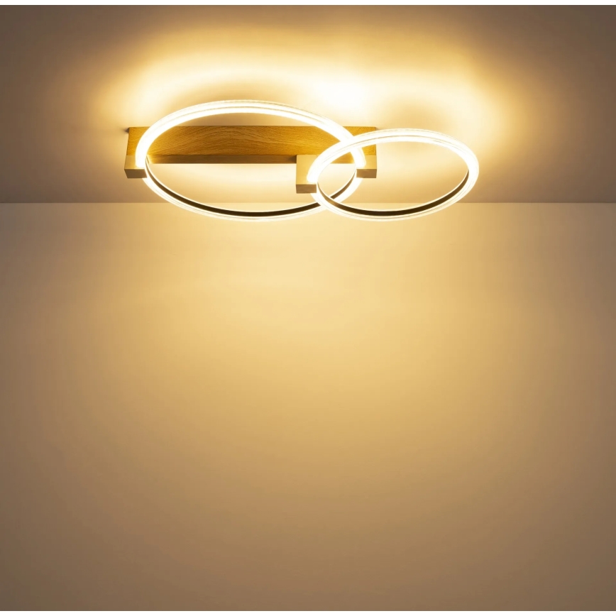 Globo - Lampă de tavan LED/24W/230V 3000K 58x38 cm bej
