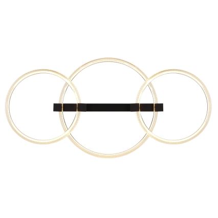 Globo - Plafonieră LED LED/40W/230V 3000K 76,1x38 cm neagră