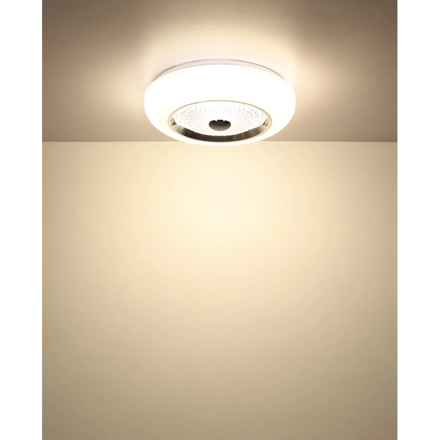 Globo - Plafonieră LED 24W/230V 2700/4000/6000K Ø 38,5 cm albă