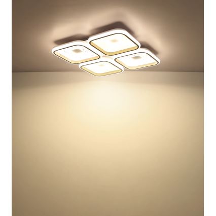 Globo - Plafonieră LED reglabilă LED/55W/230V 2700-6000K 54x54 cm + telecomandă