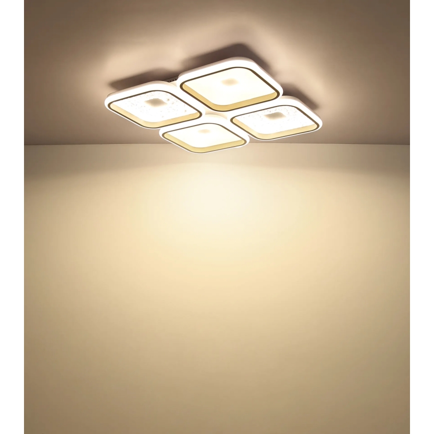Globo - Plafonieră LED reglabilă LED/55W/230V 2700-6000K 54x54 cm + telecomandă