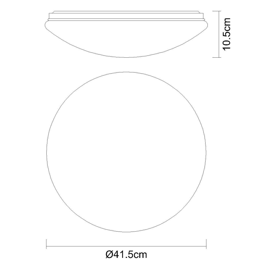 Globo - Lampă de tavan LED RGB reglabilă LED/24W/230V + LED/8W 2700-6500K Ø 41 cm + telecomandă