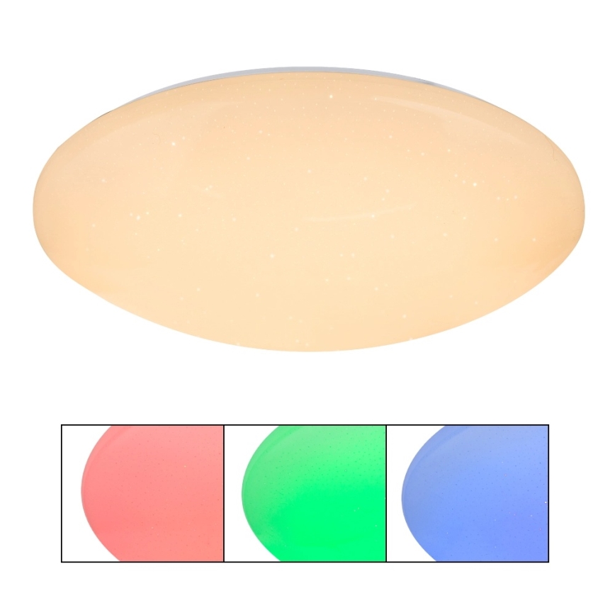 Globo - Lampă de tavan LED RGB dimabilă LED/48W/230V + LED/10W 2700-6500K Ø 50 cm + telecomandă