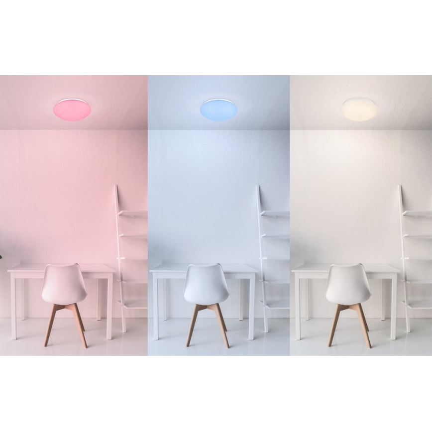Globo - LED RGB Plafonieră dimmabilă 1xLED/12W/230V + 1xLED/3W
