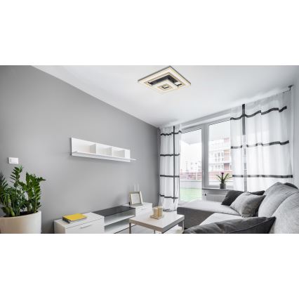 Globo - Plafonier LED reglabil intensitate LED/50W/230V 2700-6000K cu telecomandă