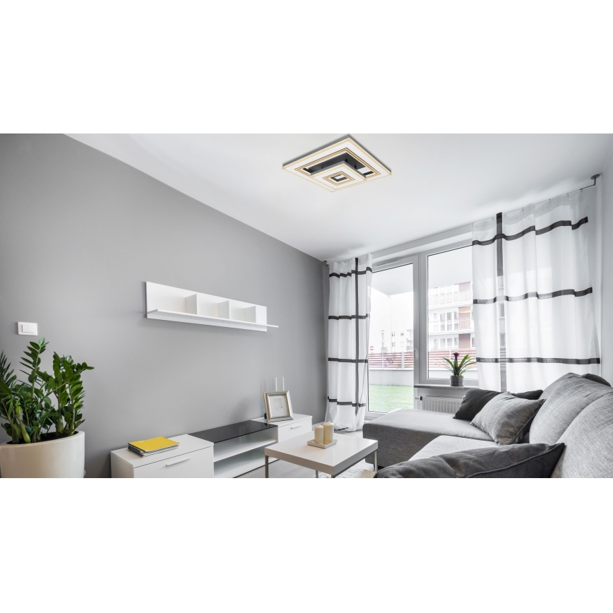 Globo - Plafonier LED reglabil intensitate LED/50W/230V 2700-6000K cu telecomandă