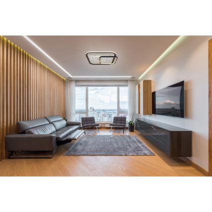 Globo 48459-48 - Plafonieră LED reglabilă ANI LED/48W/230V 2700-6000K 48x52 cm + telecomandă