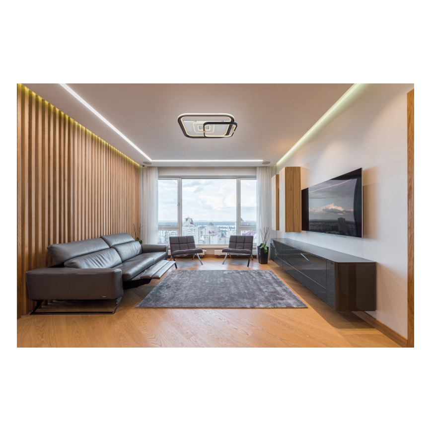 Globo 48459-48 - Plafonieră LED reglabilă ANI LED/48W/230V 2700-6000K 48x52 cm + telecomandă