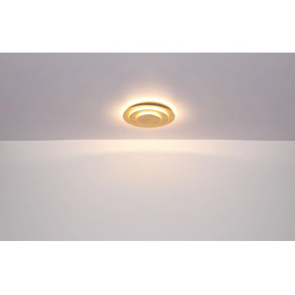 Globo - Plafonieră cu LED 18W/230V 3000K Ø 18 cm, aurie