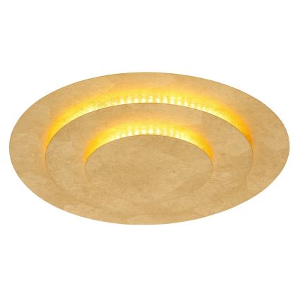 Globo - Plafonieră LED, 24W, 230V, 3000K, Ø 35 cm, aurie