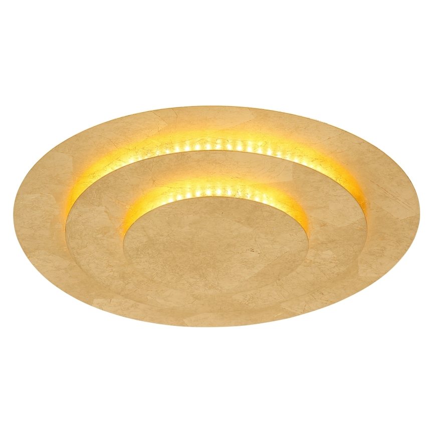 Globo - Plafonieră LED, 24W, 230V, 3000K, Ø 35 cm, aurie