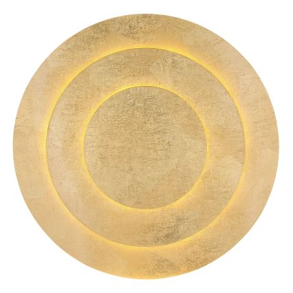 Globo - Plafonieră LED, 24W, 230V, 3000K, Ø 35 cm, aurie
